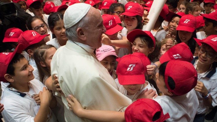 2018-06-09 Papież Franciszek na spotkaniu z dziećmi
