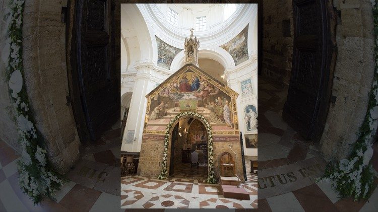 A Porciúncula, dentro da Basílica de Santa Maria dos Anjos