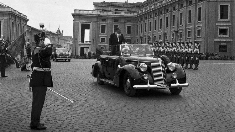 René Coty au Vatican- Juin 1957
