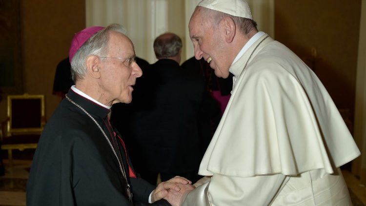 2018-01-26 Papież z przedstawicielami Papieskiej Akademii Teologicznej