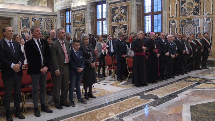 Audiência à comunidade de Trento
