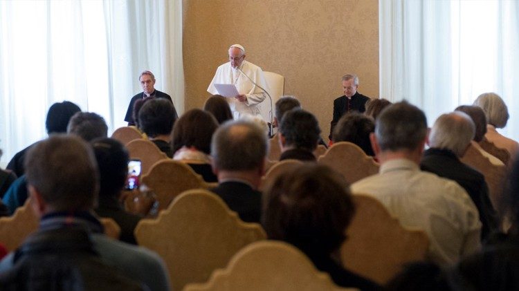 Audience of Pope Francis for Members of the Swiss Association "Fountain of Mercy" 
