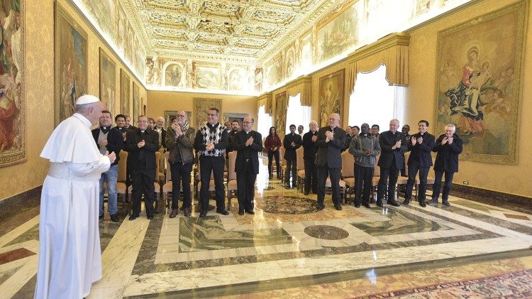 Audiência do Papa Francisco aos Estigmatinos