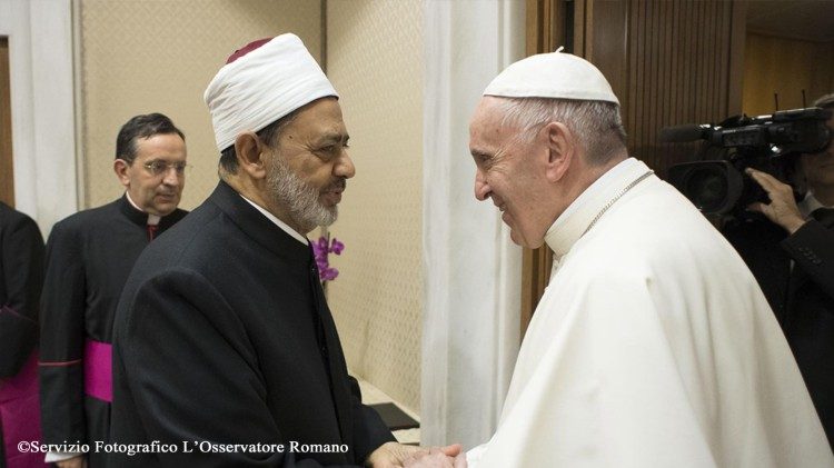 Papa Francisco e o Grão-imame de al-Azhar, Ahmed Muhammad al-Tayyib