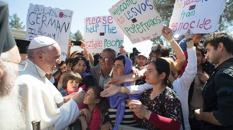El Papa y los migrantes de Moria