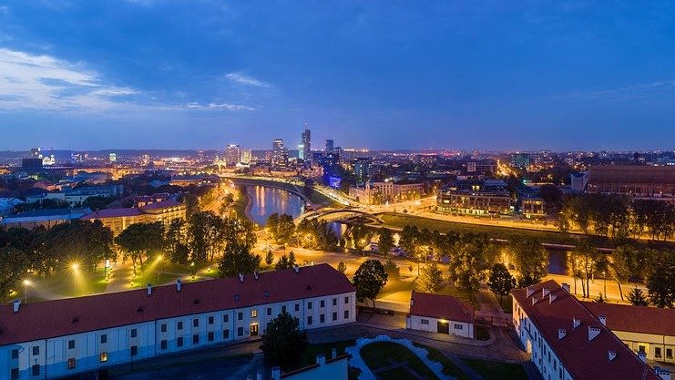 Vilnius, Lithuania's capital city 