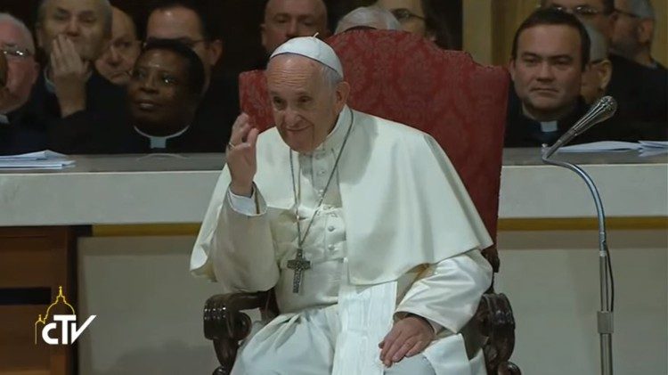 Una foto d'archivio di Papa Francesco