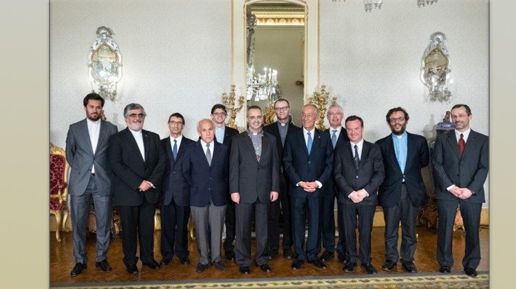 P. Nuno Goncalves (centro), Reitor da Pontifícia Universidade Gregoriana