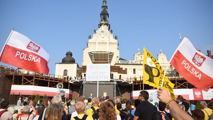 Pèlerinage à Jasna Gora, Czestochowa en Pologne.