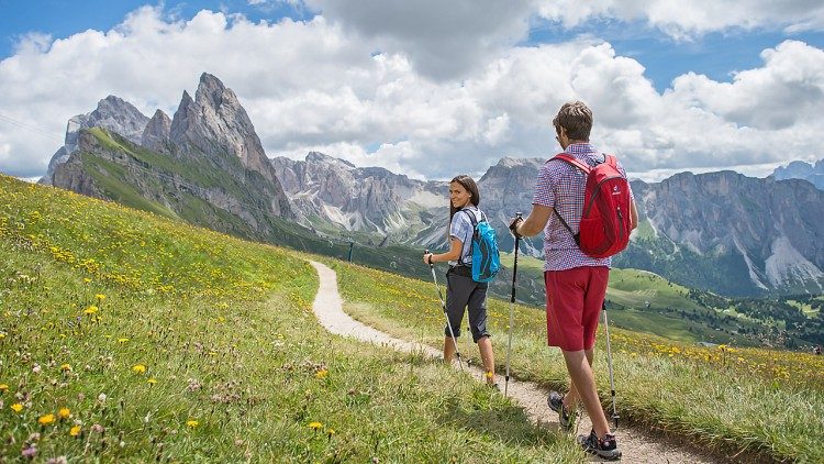 Caminho nas montanhas