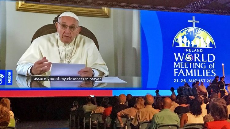 Przesłanie Papieża skierowane do uczestników Światowego Spotkania Rodzin w Dublinie 
