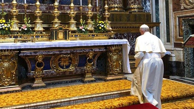 Papa Francisco na Basílica de Santa Maria Maior