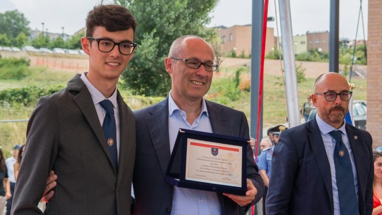 Il presidente della Provincia Autonoma di Trento Ugo Rossi con il rettore Claudio Pettinari 