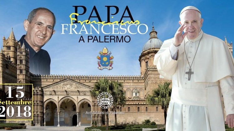 Pope Francis visits Palermo on the 25th anniversary of the assassination of Blessed Pino Puglisi.