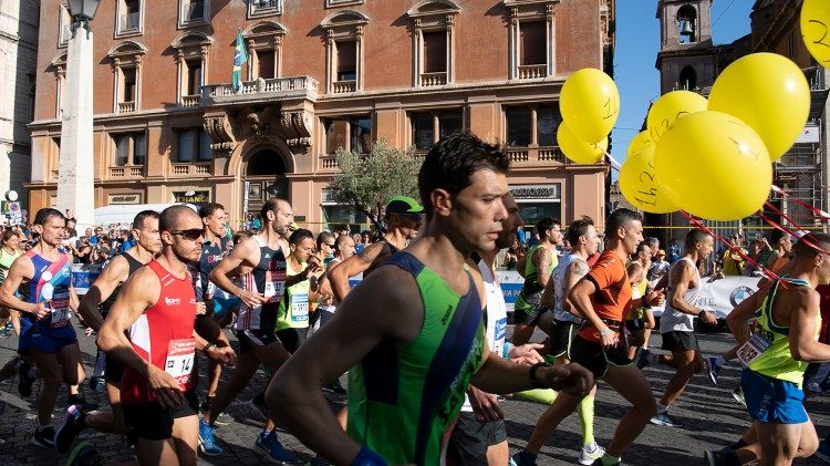 2018.09.23 Via Pacis 2018, Athletica Vaticana e migranti