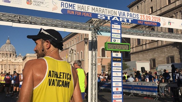 2018.09.23 Via Pacis 2018, Athletica Vaticana e migranti