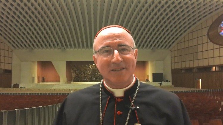 Cardenal Daniel Sturla, Arzobispo d Montevideo (Uruguay) en el Aula Pablo VI del Vaticano. (Foto de archivo).