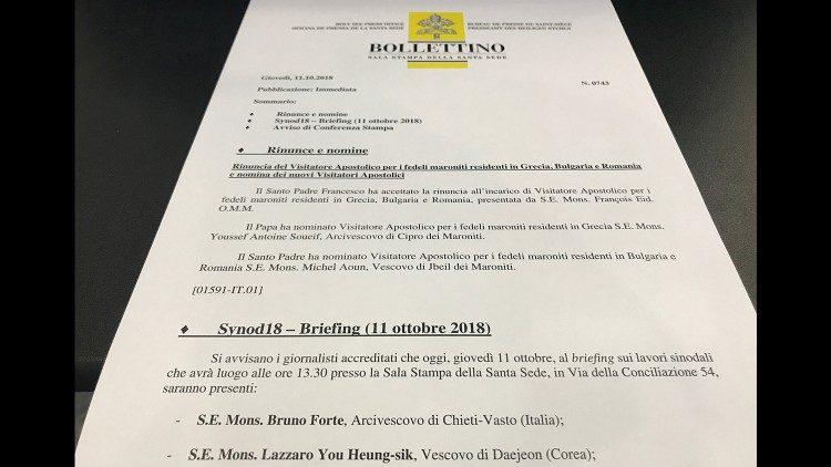 Synod of Bishops on Youth daily briefing