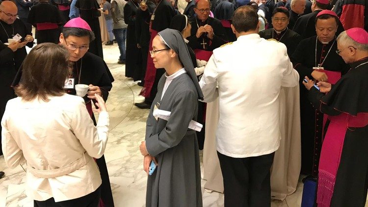 Mulheres participantes do Sínodo 