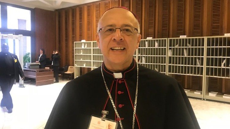 2018.10.17 Sínodo padres sinodales Mons. Gabriel Ángel Villavahos