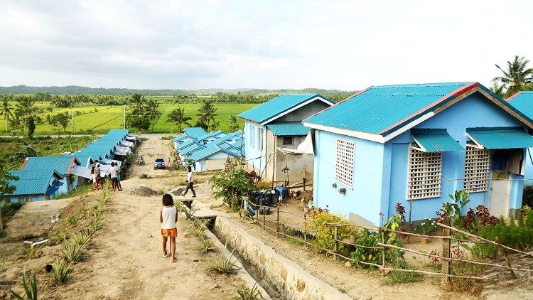 Caritas village Basey, Samar, home to more than 50 families