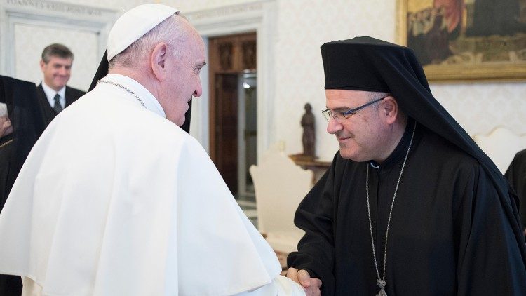 Udienza ai Membri del Sinodo Greco-Melkita-foto d'archivio