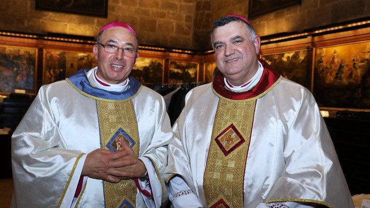 Dom Rui Valério e Dom Daniel Henriques /Foto: Arlindo Homem