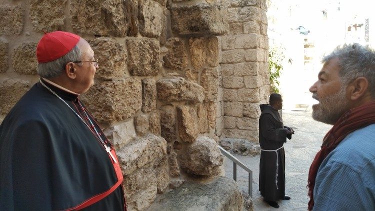 Visita del card. Sandri al convento di Betamia