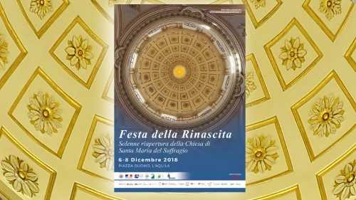 L'Aquila. Rinasce dalle macerie la Chiesa delle Anime Sante