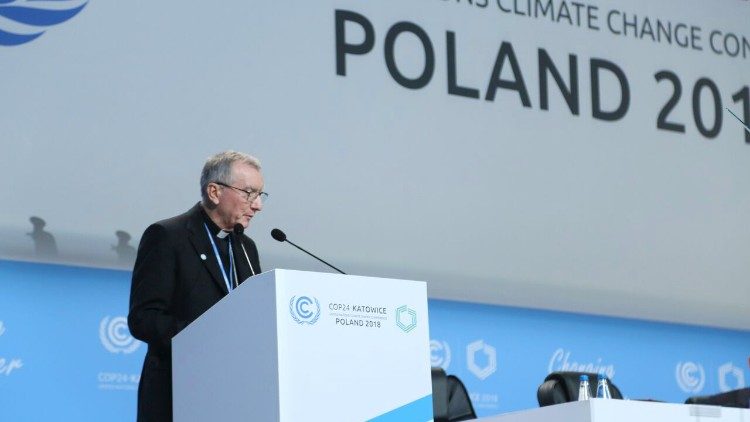 Intervento card. Parolin al Cop24 sul clima a Katowice