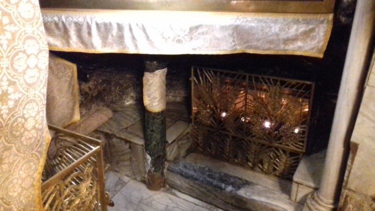 Die Geburtsgrotte Jesu in Betlehem