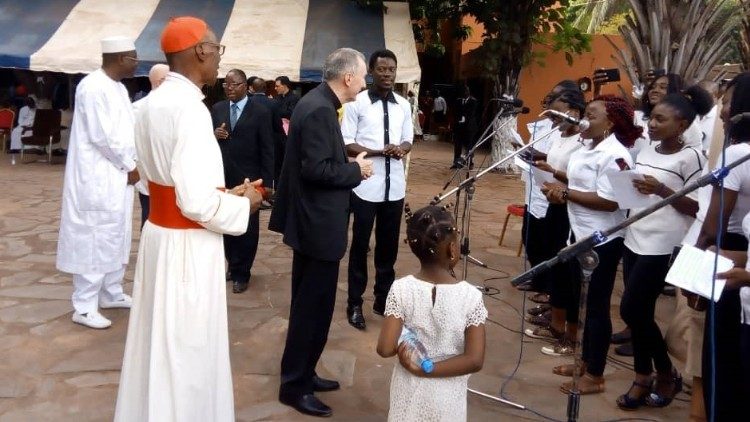 Cardeal Arcebispo de Bamako (Mali) e Cardeal Secretário de Estado Pietro Parolin