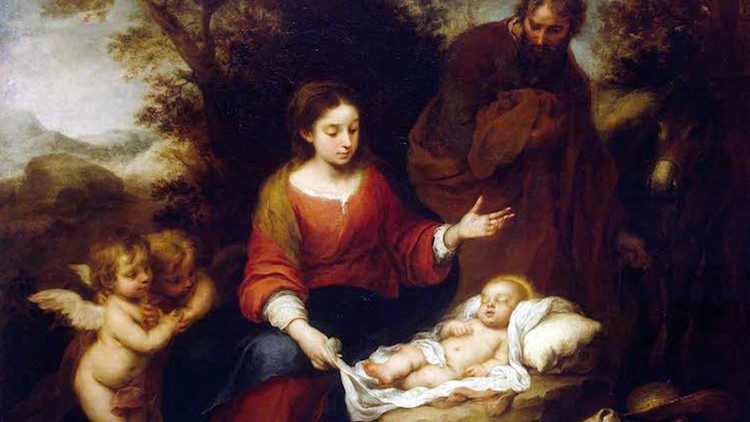 Une représentation de la Sainte Famille de Bartolomé Esteban Murillo. 