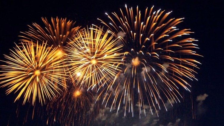 Fogos de artifício de fim de Ano