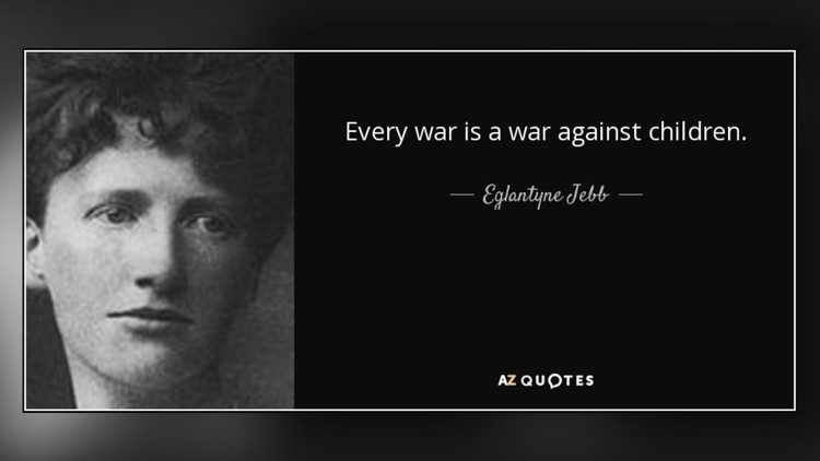 Eglantyne Jebb: cada guerra es una guerra contra los niños