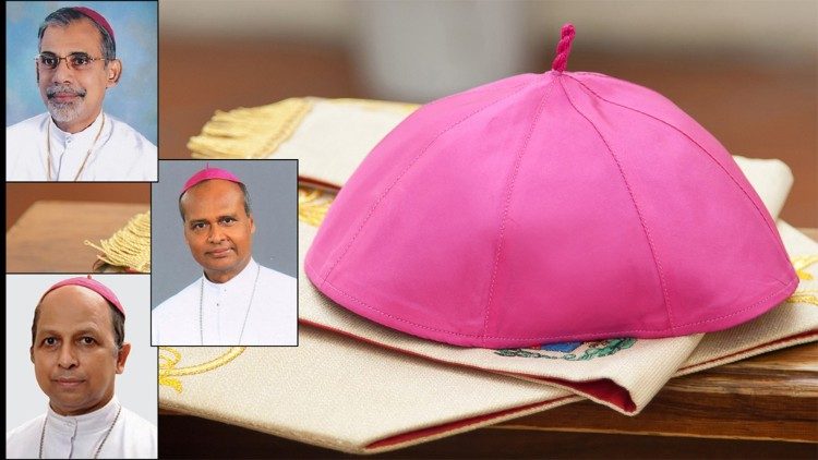 CCBI's new office bearers: Archbishops Felipe Neri Ferrao, George Antonysami and Anil Couto 