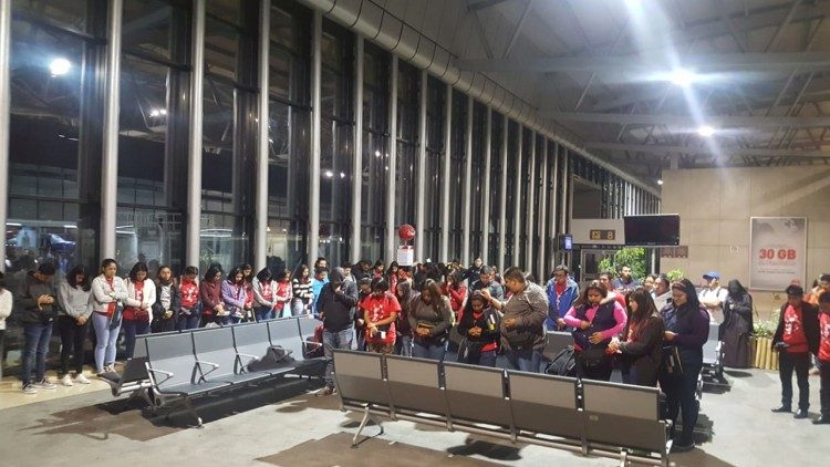 Peregrinos de Guatemala han dicho presente