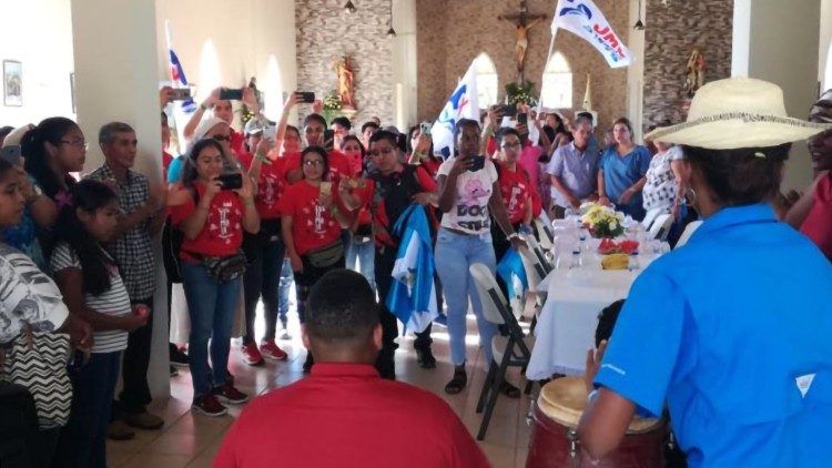 Peregrinos guatemaltecos en la Diócesis de Penonomé, región de Coclé