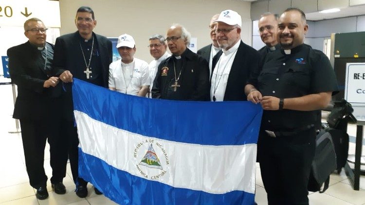 2019.01.22 Obispos Nicaragüenses rumbo a la JMJ
