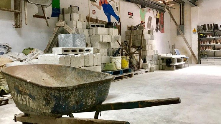 Il laboratorio di edilizia interno