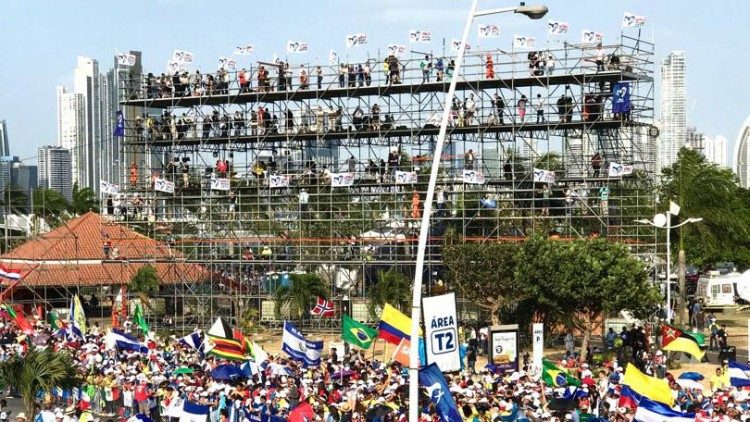 La cérémonie d'ouverture des JMJ de Panama le 24 janvier 2020. 