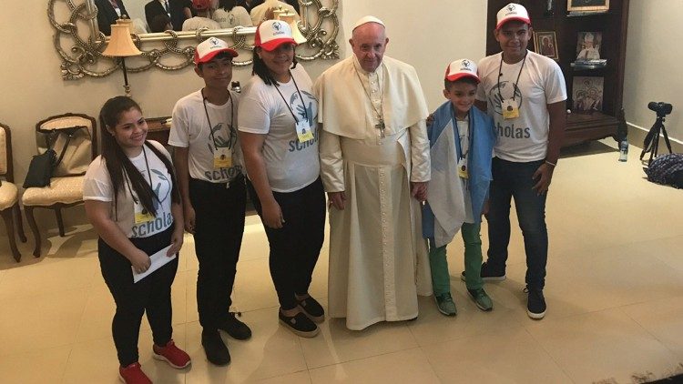 25 01 2019 Gmg Papa Francesco Panama Scholas Occurentes 1.jpg