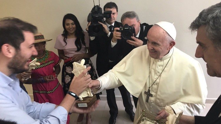 JMJ - almoço com o Papa