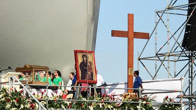 Przekazanie symboli Światowych Dni Młodzieży