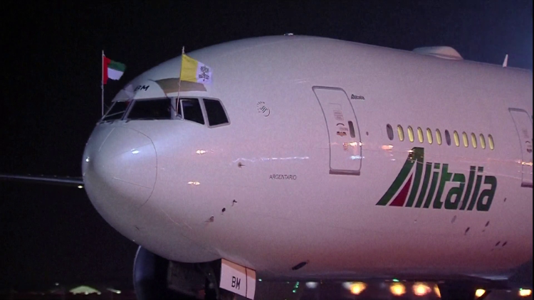 Ankunft in den Vereinigten Arabischen Emiraten