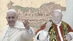 BULGARIA 2019 PAPA FRANCESCO e PAPA GIOVANNI XXIII 1925.jpg