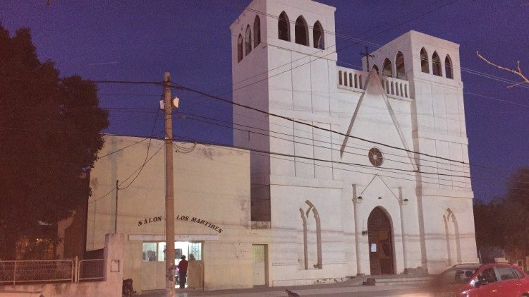 La parrocchia di El Chamical dove era vicario