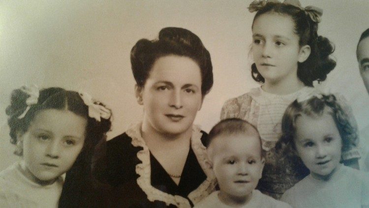 Da bambino con la famiglia