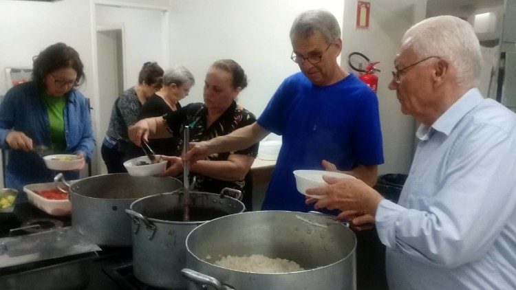 Entre os projetos da paróquia, o de caridade foi o que mais atraiu fiéis