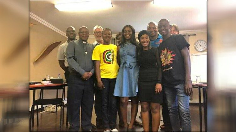 Jovens da IMBISA em Joanesburgo, África do Sul